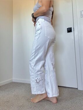 White jeans